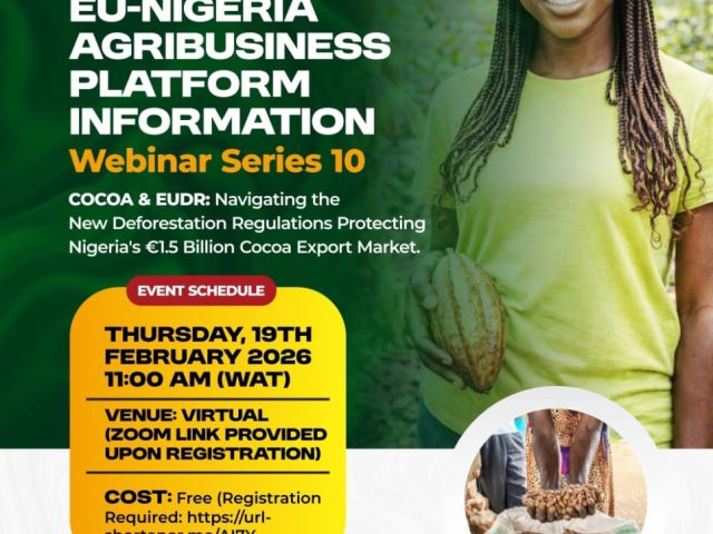 EUDR Compliance for Nigerian Cocoa: Protecting Nigeria’s €1.5 Billion Export Market – EUNAP 10th Edition Webinar Report